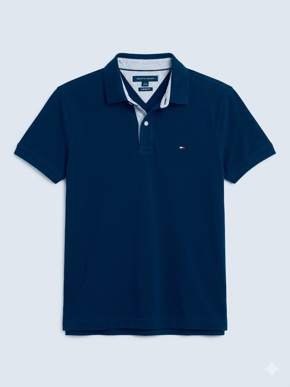 Tommy Hilfiger Woman’s Classic Navy Polo Shirt Small/Petite 🩵